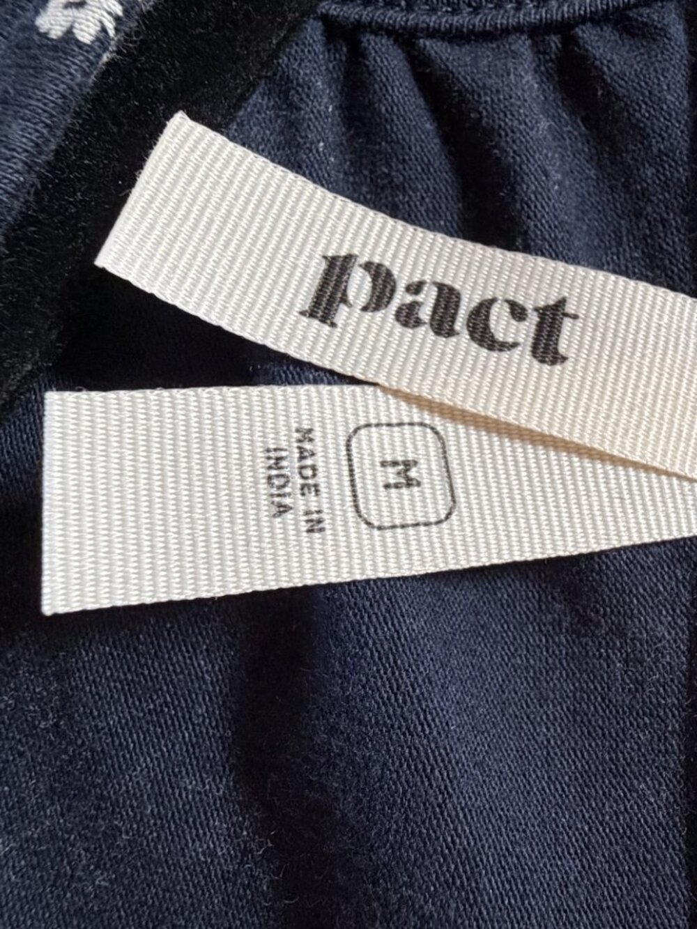 PACT Organic Cotton Fit & Flare Keyhole Back Dress - Picture 4 of 4